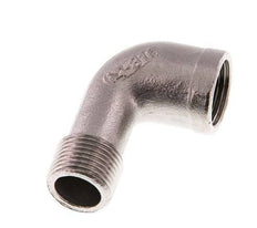 Rp 3/8'' x R 3/8'' F/M Stainless steel 90 deg Elbow Fitting 10 Bar [2 Pieces]