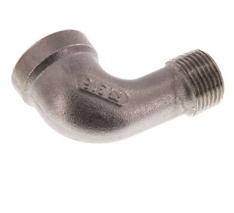Rp 3/8'' x R 3/8'' F/M Stainless steel 90 deg Elbow Fitting 16 Bar [2 Pieces]