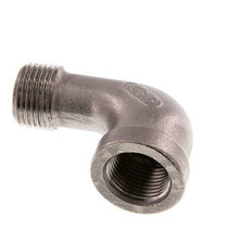 Rp 3/8'' x R 3/8'' F/M Stainless steel 90 deg Elbow Fitting 16 Bar [2 Pieces]