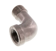 Rp 3/8'' x R 3/8'' F/M Stainless steel 90 deg Elbow Fitting 16 Bar [2 Pieces]