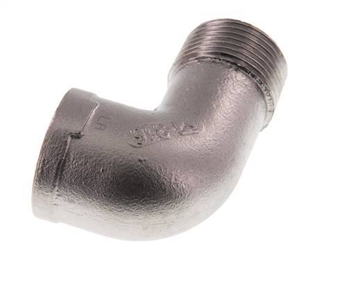 Rp 1'' x R 1'' F/M Codo de 90 grados de acero inoxidable 10 Bar