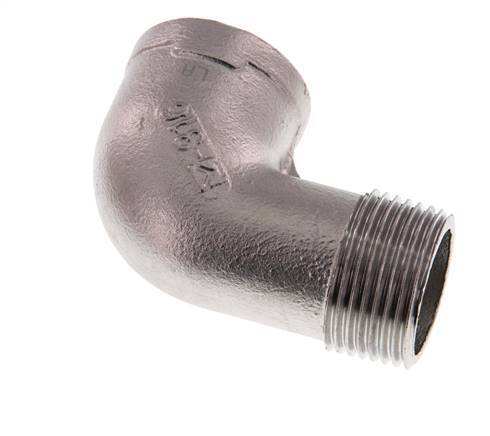 Rp 1'' x R 1'' F/M Codo de 90 grados de acero inoxidable 10 Bar