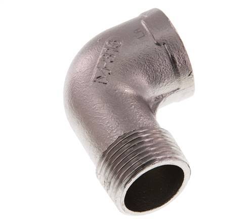 Rp 1'' x R 1'' F/M Codo de 90 grados de acero inoxidable 10 Bar