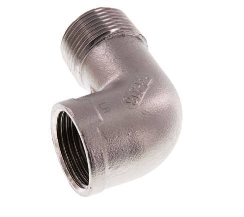 Rp 1'' x R 1'' F/M Codo de 90 grados de acero inoxidable 10 Bar