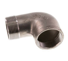 Rp 1 1/4'' x R 1 1/4'' F/M Codo de 90 grados de acero inoxidable 10 Bar