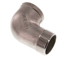 Rp 1 1/4'' x R 1 1/4'' F/M Codo de 90 grados de acero inoxidable 10 Bar