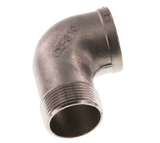 Rp 1 1/4'' x R 1 1/4'' F/M Codo de 90 grados de acero inoxidable 10 Bar