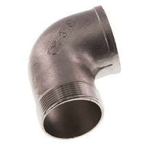 Rp 2'' x R 2'' F/M Codo de 90 grados de acero inoxidable 10 Bar