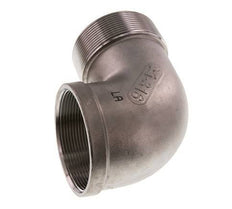 Rp 2 1/2'' x R 2 1/2'' F/M Codo de 90 grados de acero inoxidable 16 Bar