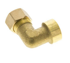 G 1/2'' x 14mm Codo de latón de 90 grados de compresión 89 Bar DIN EN 1254-2