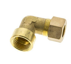 G 1/2'' x 14mm Codo de latón de 90 grados de compresión 89 Bar DIN EN 1254-2