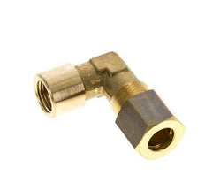 G 1/8'' x 8mm Codo de latón de 90 grados de compresión 135 Bar DIN EN 1254-2