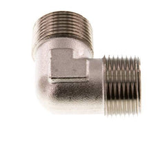 R 3/4'' Male Nickel plated Brass 90 deg Elbow Fitting 16 Bar