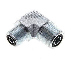 UN 11/16''-16 x UNF 9/16''-18 Macho Codo de 90 grados de acero galvanizado ORFS 630 Bar - Hidráulico