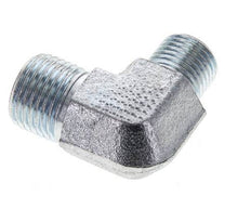 UN 11/16''-16 x UNF 9/16''-18 Macho Codo de 90 grados de acero galvanizado ORFS 630 Bar - Hidráulico
