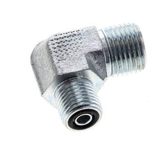 UN 11/16''-16 x UNF 9/16''-18 Macho Codo de 90 grados de acero galvanizado ORFS 630 Bar - Hidráulico