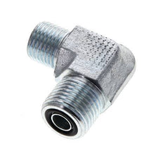 UN 11/16''-16 x UNF 9/16''-18 Macho Codo de 90 grados de acero galvanizado ORFS 630 Bar - Hidráulico