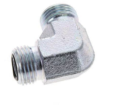 UN 11/16''-16 Codo de 90 grados de acero galvanizado ORFS 630 Bar - Hidráulico