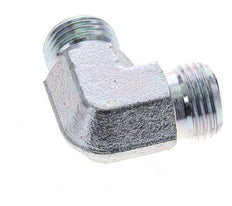 UN 11/16''-16 Codo de 90 grados de acero galvanizado ORFS 630 Bar - Hidráulico
