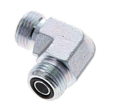 UN 11/16''-16 Codo de 90 grados de acero galvanizado ORFS 630 Bar - Hidráulico