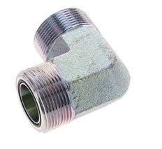 UN 1-11/16''-12 Codo de 90 grados de acero galvanizado ORFS 250 Bar - Hidráulico
