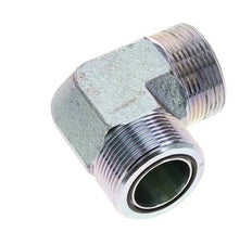 UN 1-11/16''-12 Codo de 90 grados de acero galvanizado ORFS 250 Bar - Hidráulico