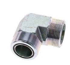 UN 1-11/16''-12 Codo de 90 grados de acero galvanizado ORFS 250 Bar - Hidráulico