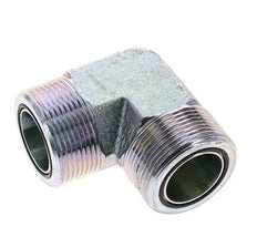 UN 1-11/16''-12 Codo de 90 grados de acero galvanizado ORFS 250 Bar - Hidráulico