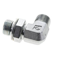 UN 13/16''-16 x G 1/2'' Macho Codo de 90 grados de acero galvanizado ORFS 400 Bar - Hidráulico