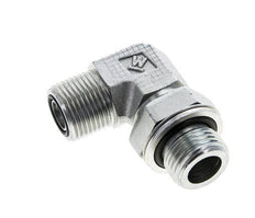 UN 13/16''-16 x G 1/2'' Macho Codo de 90 grados de acero galvanizado ORFS 400 Bar - Hidráulico
