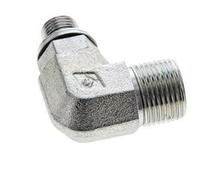 UN 13/16''-16 x G 1/4'' Macho Codo de 90 grados de acero galvanizado ORFS 400 Bar - Hidráulico