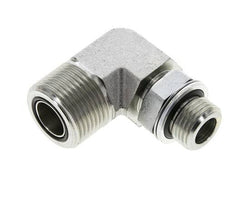 UN 1-3/16''-12 x G 1/2'' Macho Codo de 90 grados de acero galvanizado ORFS 400 Bar - Hidráulico