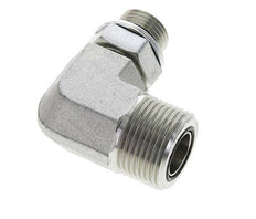 UN 1-3/16''-12 x G 1/2'' Macho Codo de 90 grados de acero galvanizado ORFS 400 Bar - Hidráulico