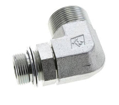 UN 1-7/16''-12 x G 3/4'' Macho Codo de 90 grados de acero galvanizado ORFS 315 Bar - Hidráulico