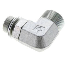 UN 1-7/16''-12 x G 3/4'' Macho Codo de 90 grados de acero galvanizado ORFS 315 Bar - Hidráulico