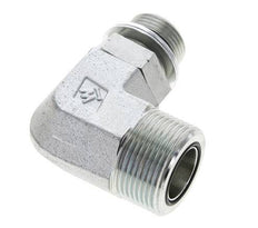 UN 1-7/16''-12 x G 3/4'' Macho Codo de 90 grados de acero galvanizado ORFS 315 Bar - Hidráulico