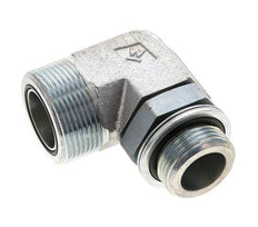 UN 1-11/16''-12 x G 1'' Macho Codo de 90 grados de acero galvanizado ORFS 250 Bar - Hidráulico