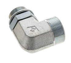 UN 1-11/16''-12 x G 1'' Macho Codo de 90 grados de acero galvanizado ORFS 250 Bar - Hidráulico