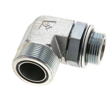 UN 1-11/16''-12 x G 1'' Macho Codo de 90 grados de acero galvanizado ORFS 250 Bar - Hidráulico
