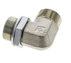 UN 1-11/16''-12 x G 1 1/4'' Macho Codo de 90 grados de acero galvanizado ORFS 250 Bar - Hidráulico