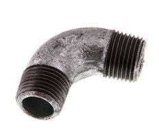 R 1/2'' Male Zinc plated Cast iron 90 deg Elbow Fitting 25 Bar [2 Pieces]