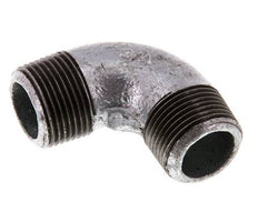 R 3/4'' Male Zinc plated Cast iron 90 deg Elbow Fitting 25 Bar [2 Pieces]