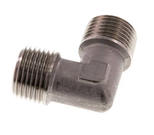 R 1/2'' Male Stainless steel 90 deg Elbow Fitting 150 Bar