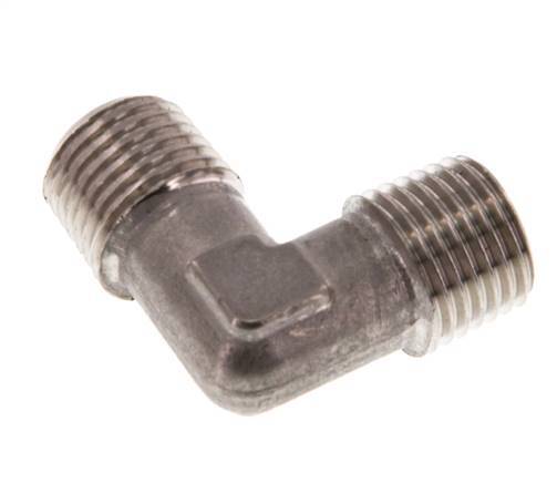 R 1/4'' Male Stainless steel 90 deg Elbow Fitting 150 Bar