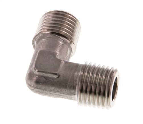 R 1/4'' Male Stainless steel 90 deg Elbow Fitting 150 Bar