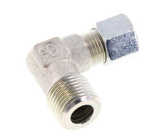 R 1/2'' Macho x 10L Codo de acero galvanizado de 90 grados 315 Bar DIN 2353