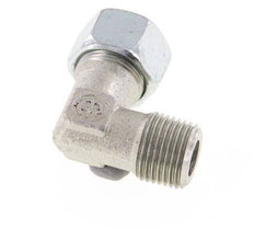 R 1/2'' Macho x 15L Codo de acero galvanizado de 90 grados 315 Bar DIN 2353