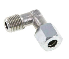 R 1/4'' Macho x 8L Codo de acero galvanizado de 90 grados 315 Bar DIN 2353