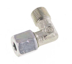 R 1/8'' Macho x 5LL Codo de 90 grados de acero galvanizado 100 Bar DIN 2353