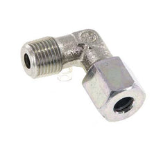 R 1/8'' Macho x 5LL Codo de 90 grados de acero galvanizado 100 Bar DIN 2353